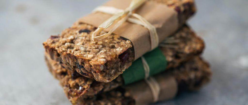 Homemade healthy ginger granola breakfast bar recipe