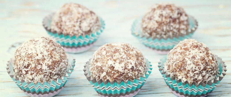 Nut-free, no-bake raw energy balls recipe, sugar-free