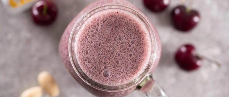 Healthy cherry and vanilla protein shake recipe