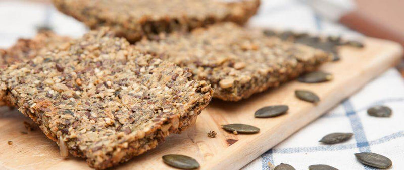 Rosemary & linseed thins recipe, high omega 3 & fibre