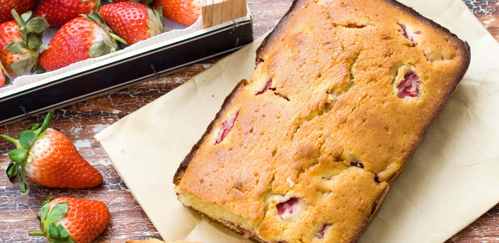Valentine's strawberry and banana bread recipe