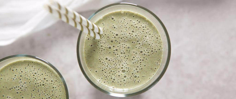 Healthy maple peanut butter and banana smoothie recipe