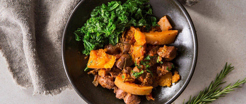 Mediterranean game and butternut squash stew recipe