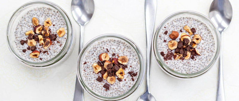 Overnight soak coconut, cacao and chia seed recipe